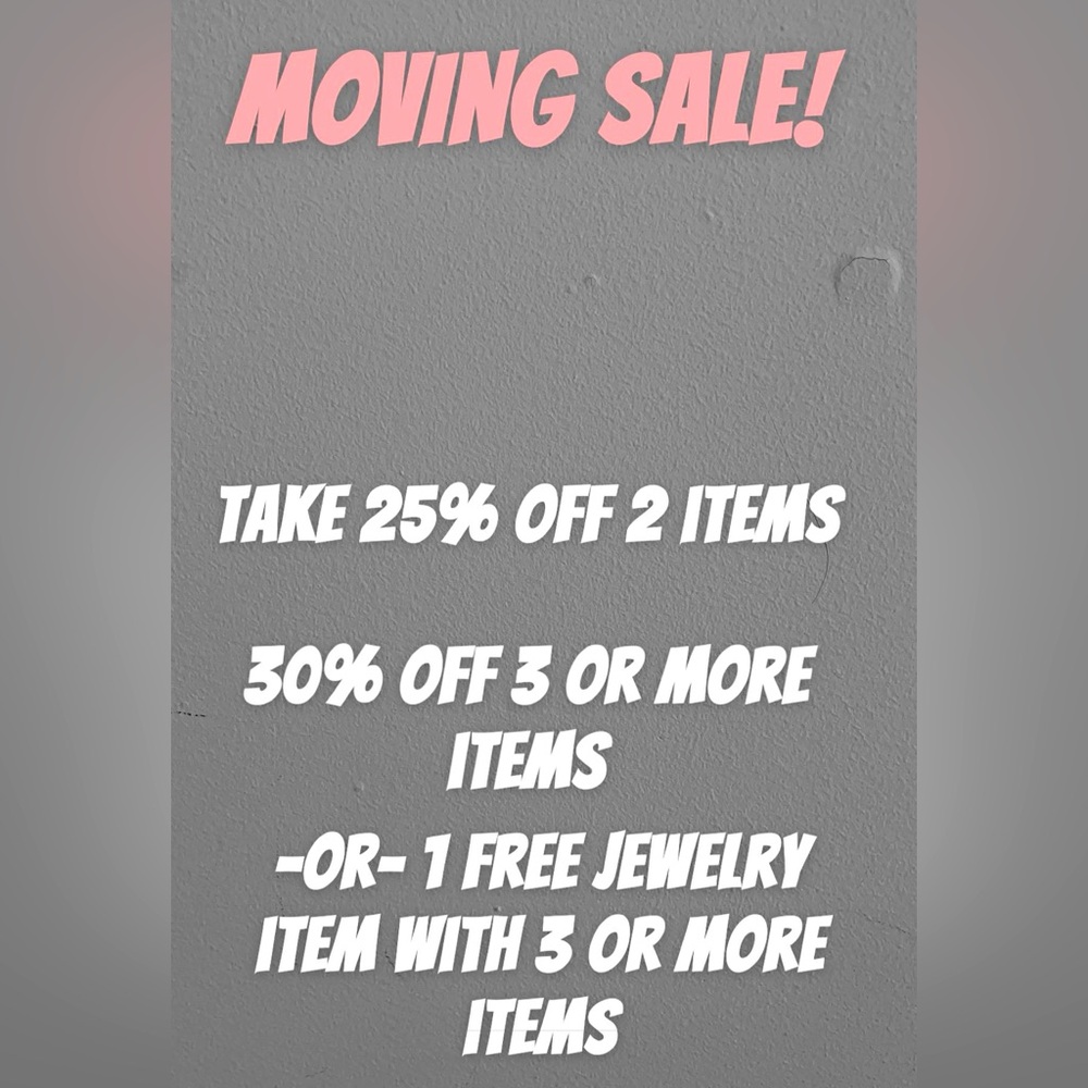 Bundle and save -or- free jewelry with purchase!